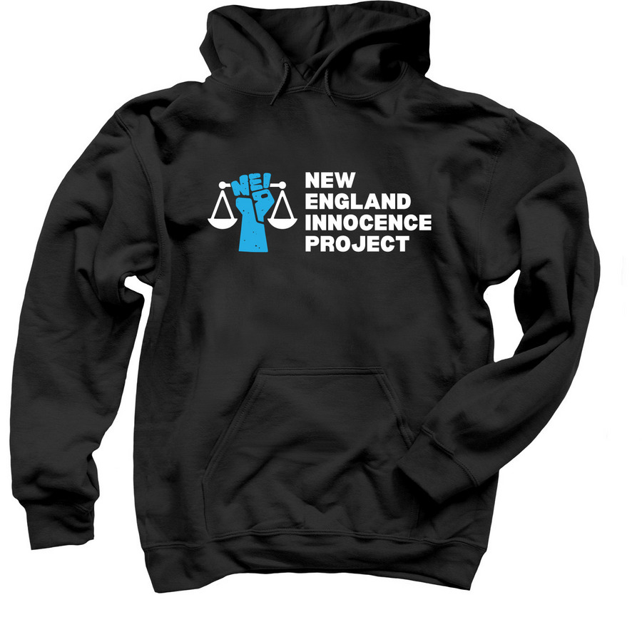 New England Innocence Project Apparel, a Black Pullover Hoodie