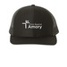FBC Amory White Logo, a Black Printed Snapback Trucker Cap