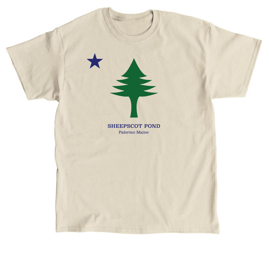 Maine Flag - T-Shirts and Sweatshirts, a Sand Classic Unisex Tee