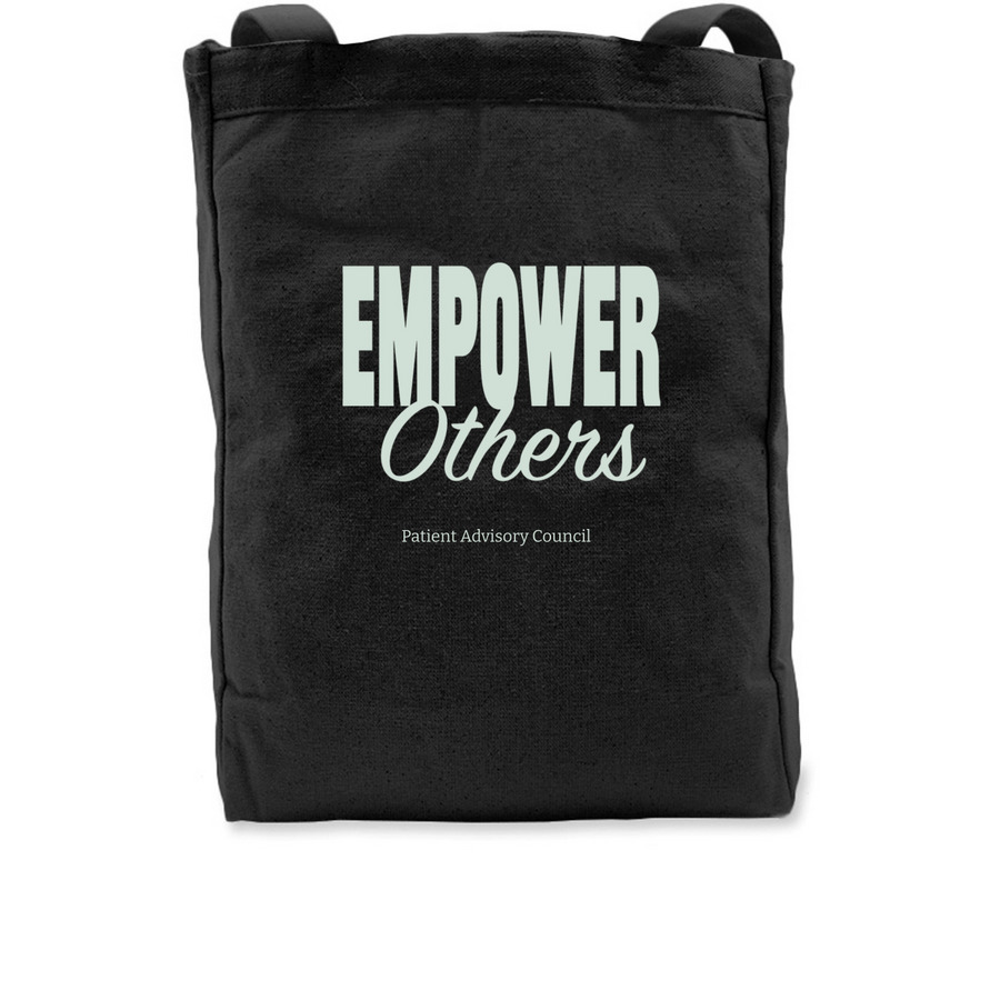 Empower Others Tote Bag, a Black Recycled Cotton Tote Bag