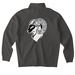 Excellence Collection: NIGHT SHIFT EDITION, a Asphalt Midweight Quarter Zip Pullover (back-view)