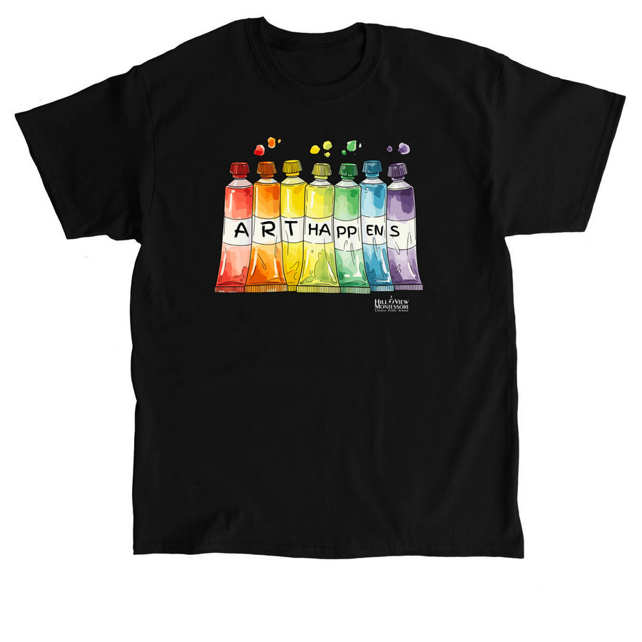 HVM at the ART WALK, a Black Classic Unisex Tee