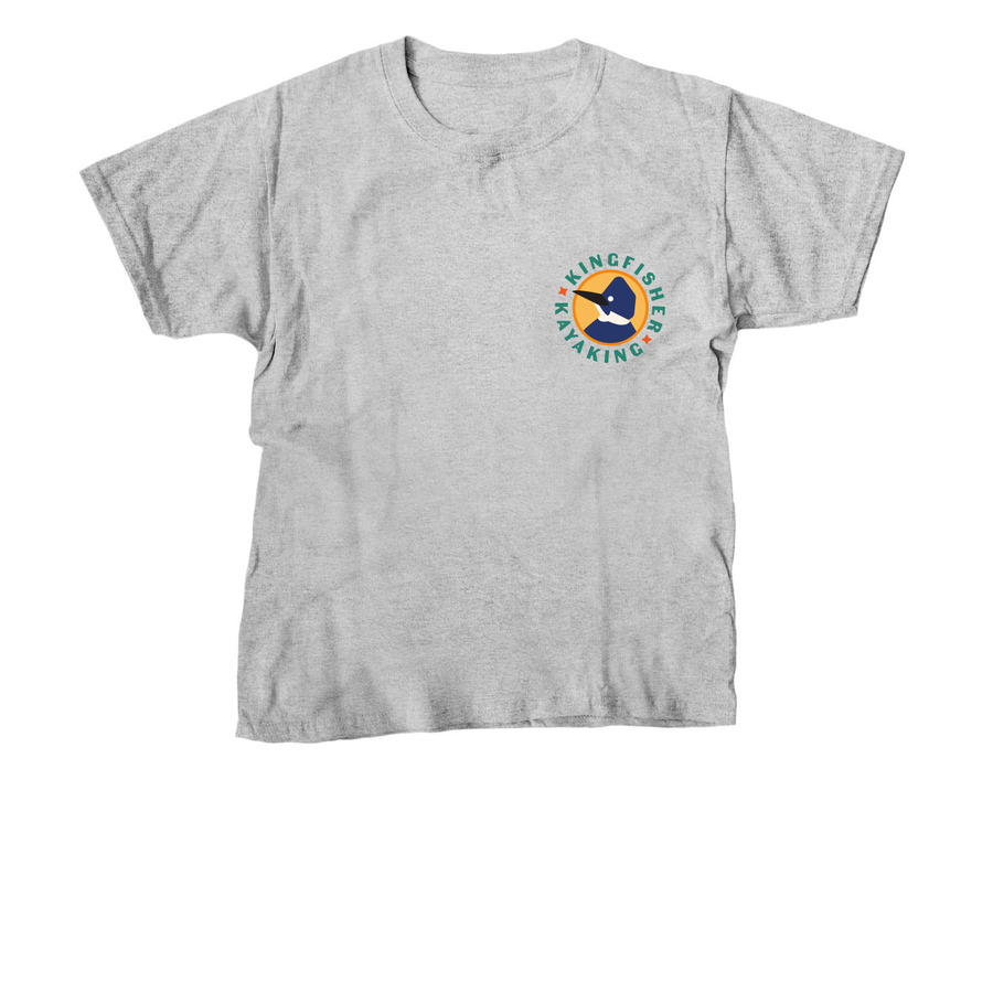 Kingfisher Kayaking, a Sport Grey Youth Unisex Tee