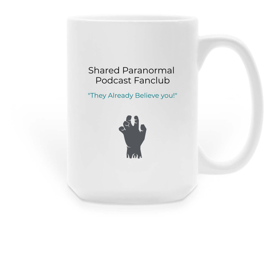 Shared Paranormal, a White Large Coffee Mug