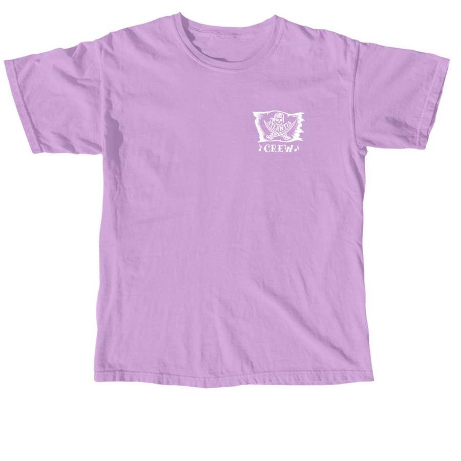 Port of Atlantia Crew, a Neon Violet Comfort Colors Unisex Tee