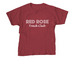 Red Rose Track Club white, a Cardinal Red Youth Unisex Tee