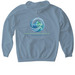 PNWIS Logo Tops, a Stone Blue Gildan Softstyle Pullover Hoodie (back-view)