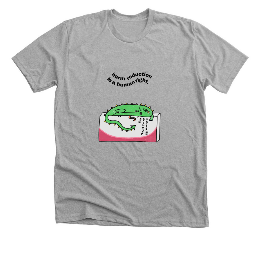 CCODP Shirt/Crew Neck: Dotty & Narcan, a Athletic Heather Premium Unisex Tee