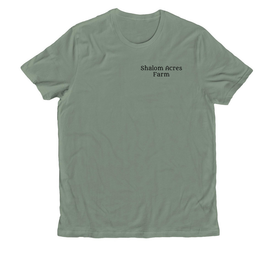 Shalom Acres Farmwear, a Matcha Green Allmade Organic Cotton Unisex Tee