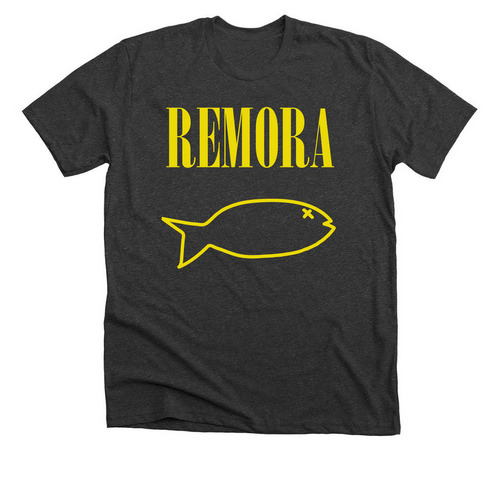 Mystic Remora, a Dark Grey Heather Premium Unisex Tee