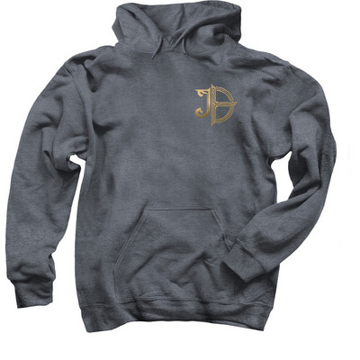 JD (WONDERLAND) Winter Line - Shirts, a Dark Heather Pullover Hoodie