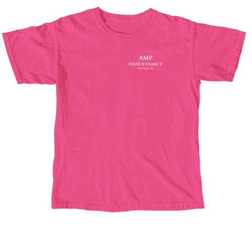 Logo, a Neon Pink Comfort Colors Unisex Tee