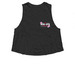 Seven stars constellation, a Dark Grey Heather Women?s Cropped Racerback Tank