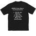 3 Rules Activewear Line, a Black Classic Performance Tee