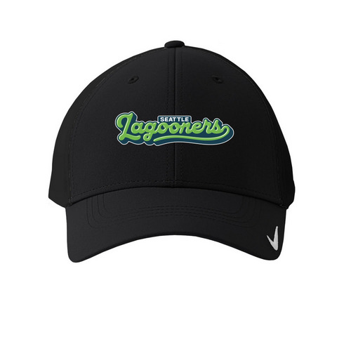 Lagooners Classic Hats & Beanies, a Black Printed Nike Dri-FIT Legacy Performance Cap
