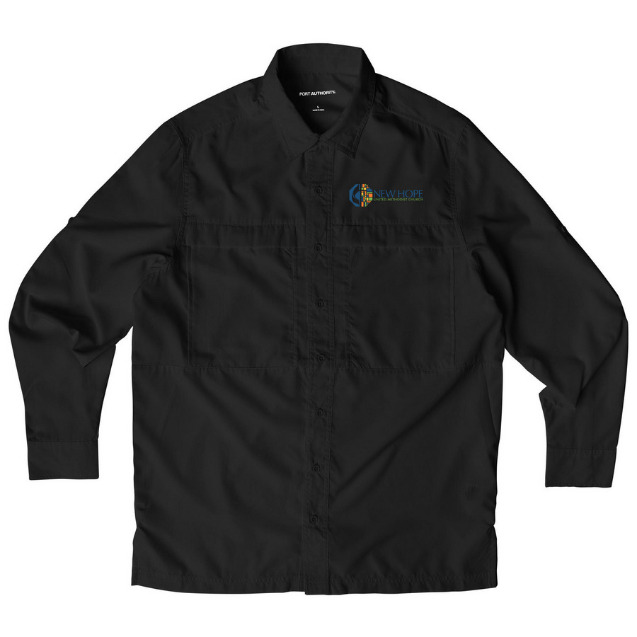 UV Moisture Wicking Long Sleeve, a Deep Black Daybreak UV Long Sleeve Shirt