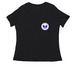 50th Anniversary, a Black Women's Relaxed V-Neck Tee