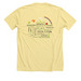 MeadowLARK, a Heather Yellow Gold Premium Unisex Tee (back-view)