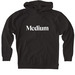 Medium Wordmark Hoodie, a Black Heavyweight Pullover Hoodie