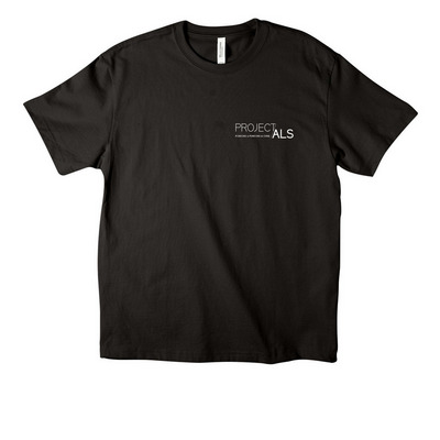 "ALS HATER" Tee, a Black Unisex Heavyweight Tee