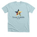 Texas Folklife 2026, a Heather Ice Blue Premium Unisex Tee