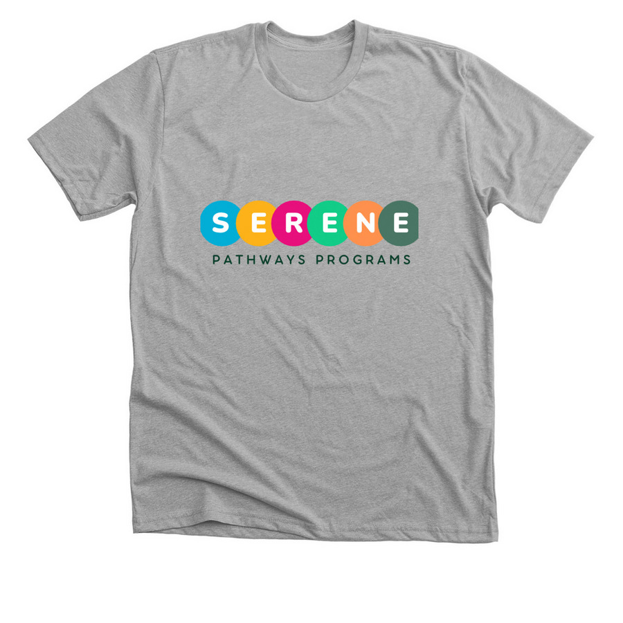Serene Pathways Gear, a Athletic Heather Premium Unisex Tee