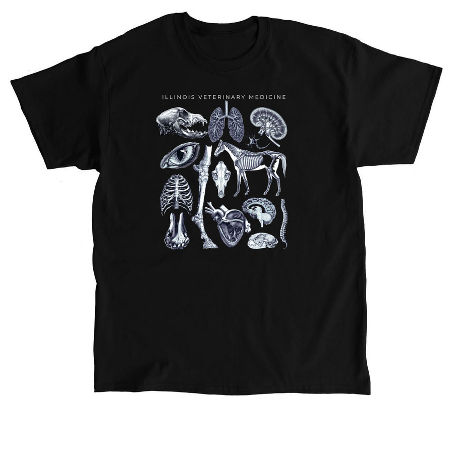 Anatomy #2, a Black Classic Unisex Tee
