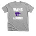 WAHS Alumni Unisex, a Athletic Heather Premium Unisex Tee