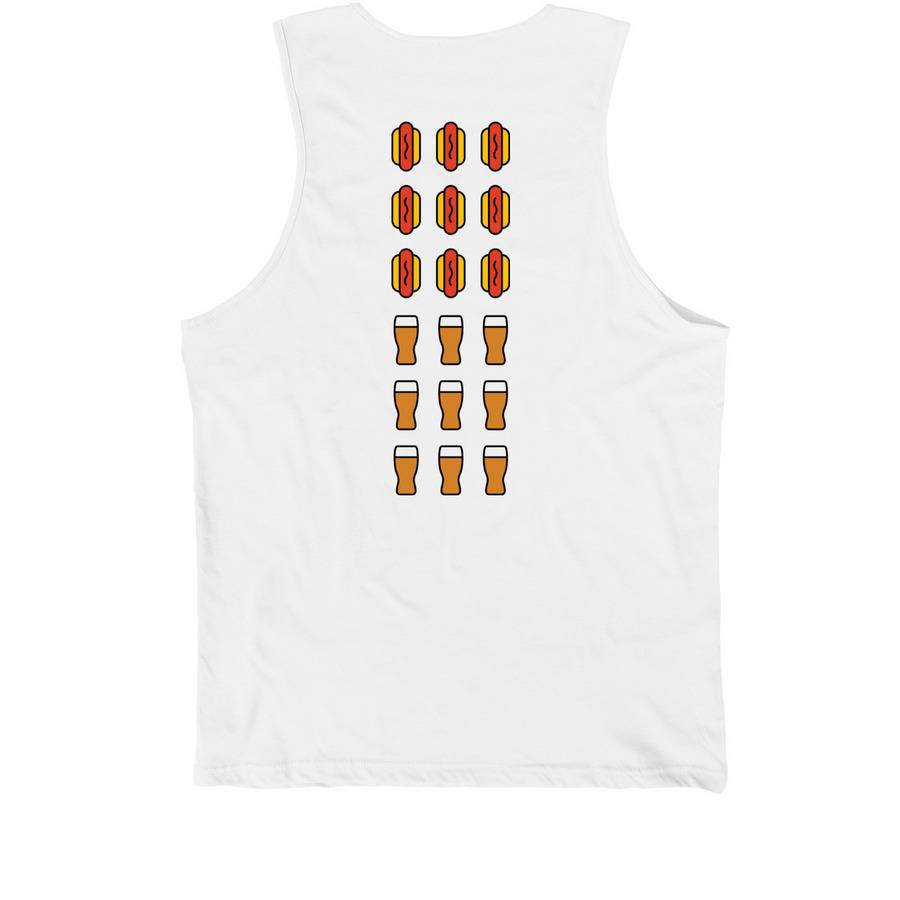 9-9-9 Challenge&nbsp;, a White Premium Cotton Tank (back-view)