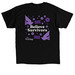Believe Survivors, a Black Classic Unisex Tee (back-view)