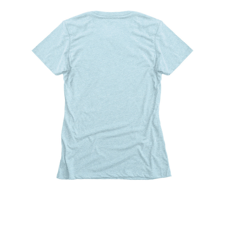 NOCC Logo Collection, a Ice Blue Women's Slim Fit Tee (back-view)