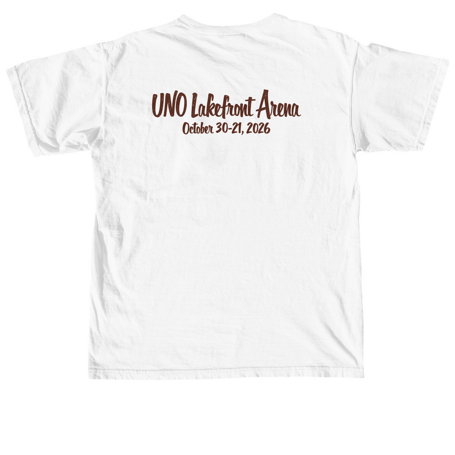 NOLAWEEN Tee, a White Comfort Colors Unisex Tee (back-view)