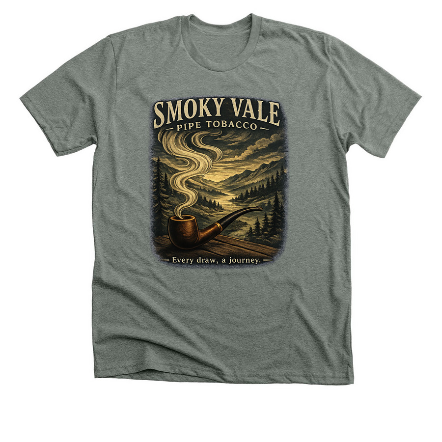 Valley Overlook Tee, a Deep Heather Premium Unisex Tee