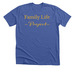 Family of project, a Solid True Royal Premium Unisex Tee