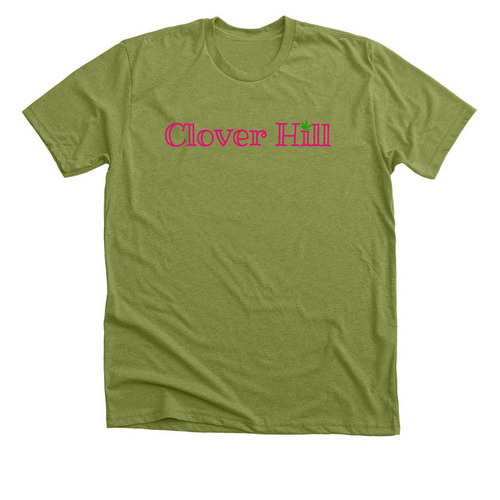 Clover Hill&nbsp;, a Heather Green Premium Unisex Tee