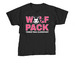 Pink 'Wolf Pack' Shirt&nbsp;, a Black Youth Unisex Tee