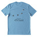 Connie Coyote, a Arctic Blue Allmade Heavyweight Recycled Cotton Tee (back-view)