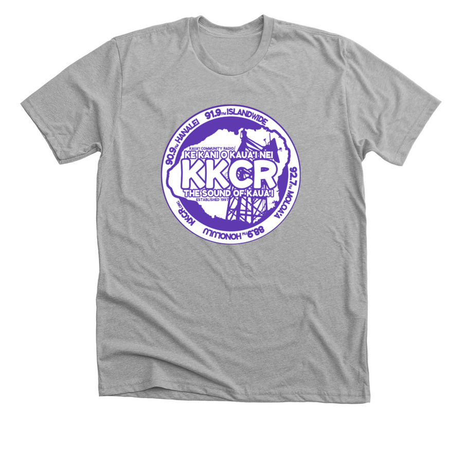 Power the Tower, a Athletic Heather Premium Unisex Tee