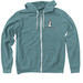For the dogs, a Heather Deep Teal Zip Up Hoodie