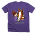 Step by Step (girl), a Heather Team Purple Premium Unisex Tee