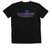 Tees and Tanks - Logo On Front And Back, a Solid Black Blend Premium V-Neck Tee (back-view)