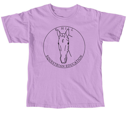 Support KHEE in Style - Mira Version, a Neon Violet Comfort Colors Unisex Tee