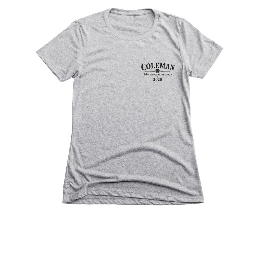 56th Annual Reunion - more styles, a Dark Heather Grey Women's Slim Fit Tee