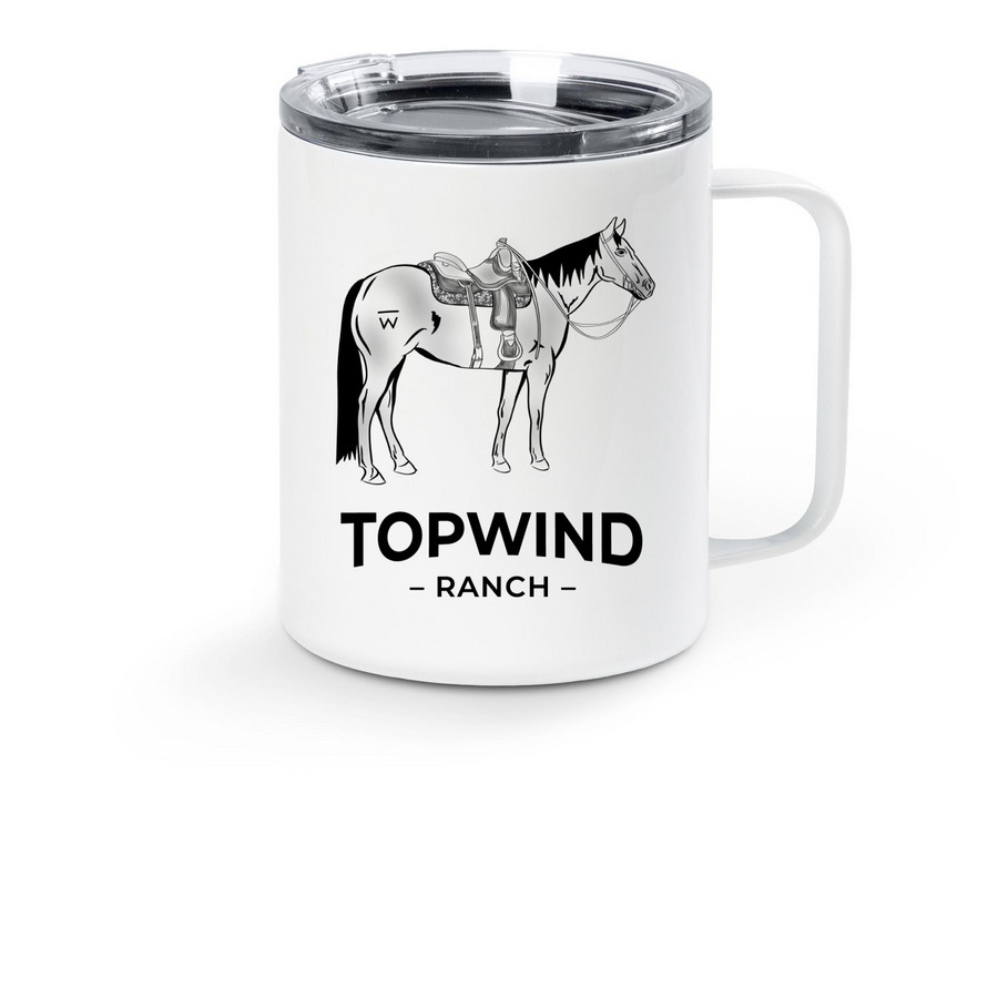 Topwind Travel Mugs&nbsp;, a White Stainless Steel Travel Mug