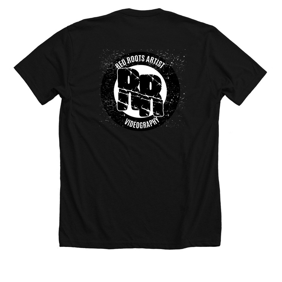 Building Community&nbsp;, a Solid Black Blend Premium Unisex Tee (back-view)