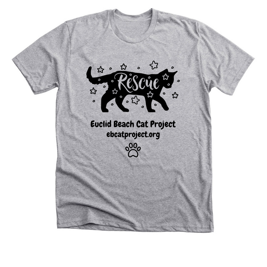Rescue Cat Merch EBCP, a Athletic Heather Premium Unisex Tee