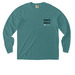 Rescue Love Repeat, a Seafoam Comfort Colors Long Sleeve Pocket Tee