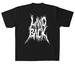 + LAND BACK 01 (DOUBLE SIDED) +, a Black Heavyweight Garment Dye Tee (back-view)