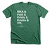 Friends & Fiction&nbsp;Green Name List Tees&nbsp;, a Heather Grass Green Premium Unisex Tee