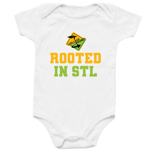 College Bound Onesie, a White Infant Onesie